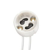 GU10 Base Socket with Wire Maximum 250V 300W Ceramic Lamp Holder