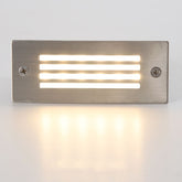 Step Lights 3W Rescessed Aluminium 110X45X55mm