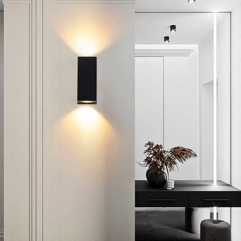 GU10 base 6WX2 Up and Down Square Wall Lamp Waterproof