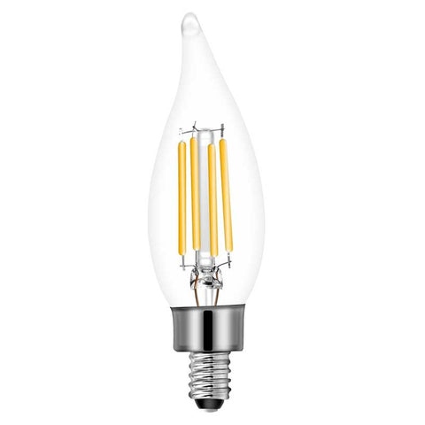C35 4W COB LED Candelabra Light for Chandelier Decoration