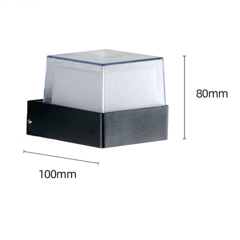 Modern Square 6W 12W Plastic Led Wall Light  Decorative Lighting