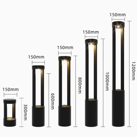 Round Landscape Street Light Fixture 10W