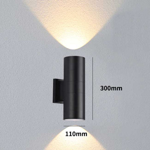 Cylinder Up and Down Sconces Wall Lamps Waterproof