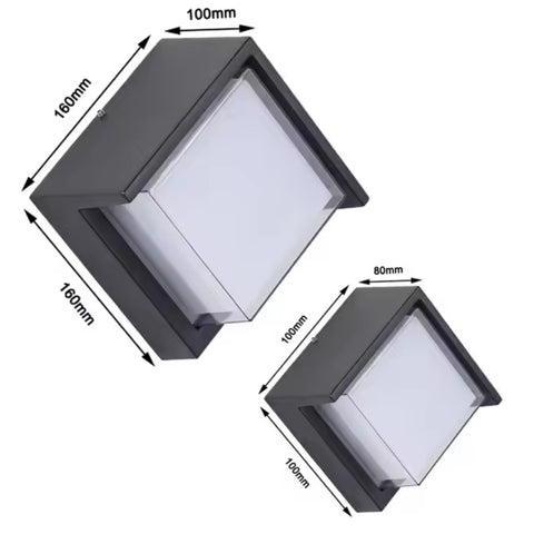 Square Wall Lamps Sconce led outdoor wall light 10W
